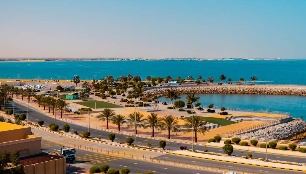 Al Marjan Island by day
